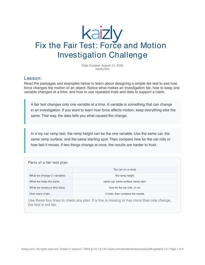 Page 1 of the free 5.7B worksheet PDF